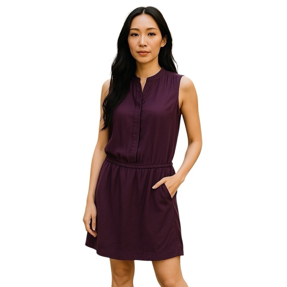 CHELSEA 28 Women’s Purple Cutout Back Dress Size S